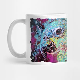 Parrot Abstract Art Design Mug